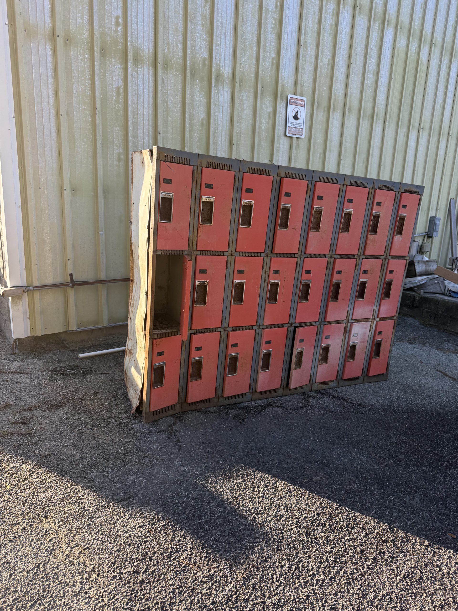 Twenty-Four Locker Metal Storage Cabinet