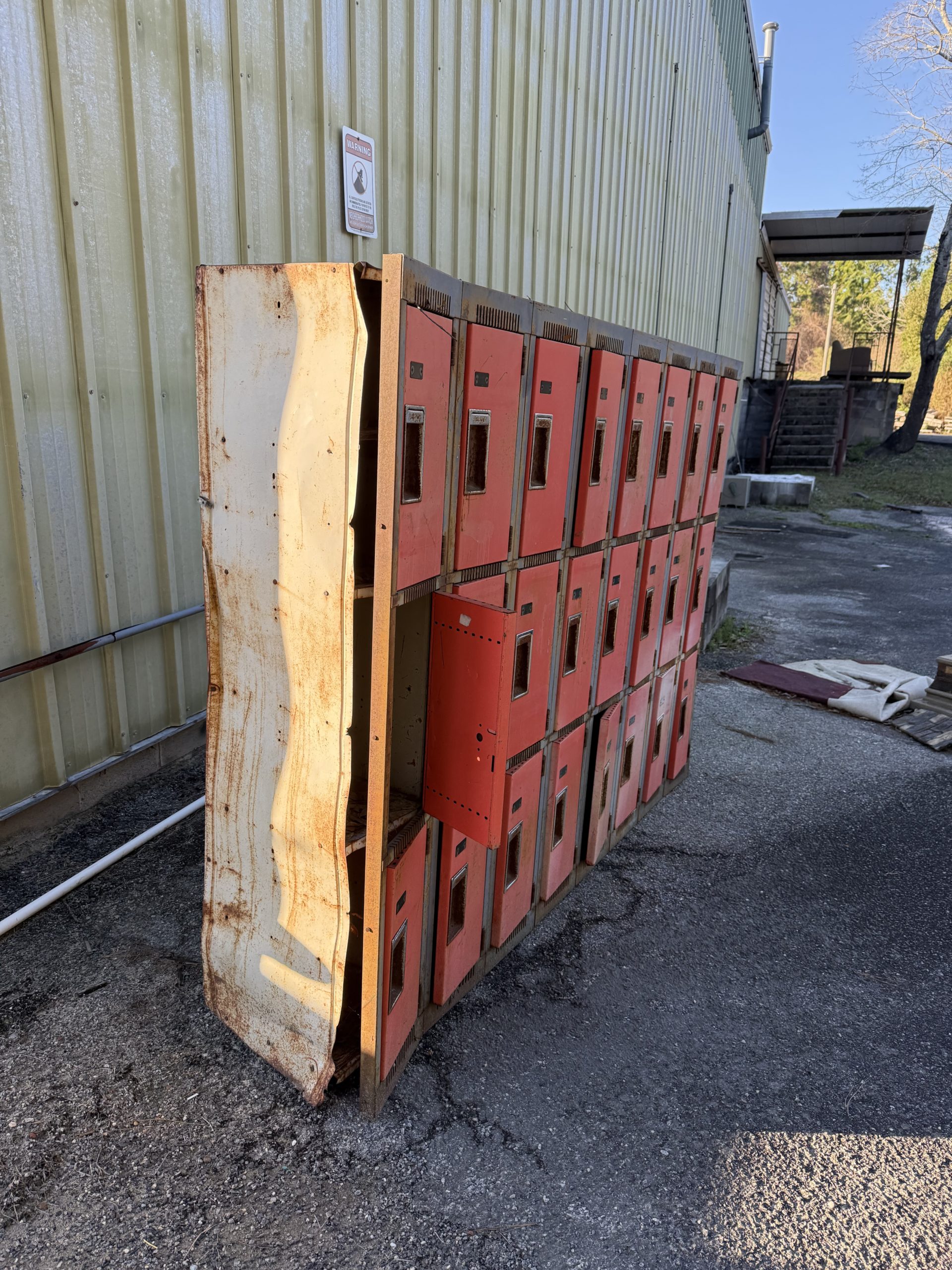 Twenty-Four Locker Metal Storage Cabinet - Image 4