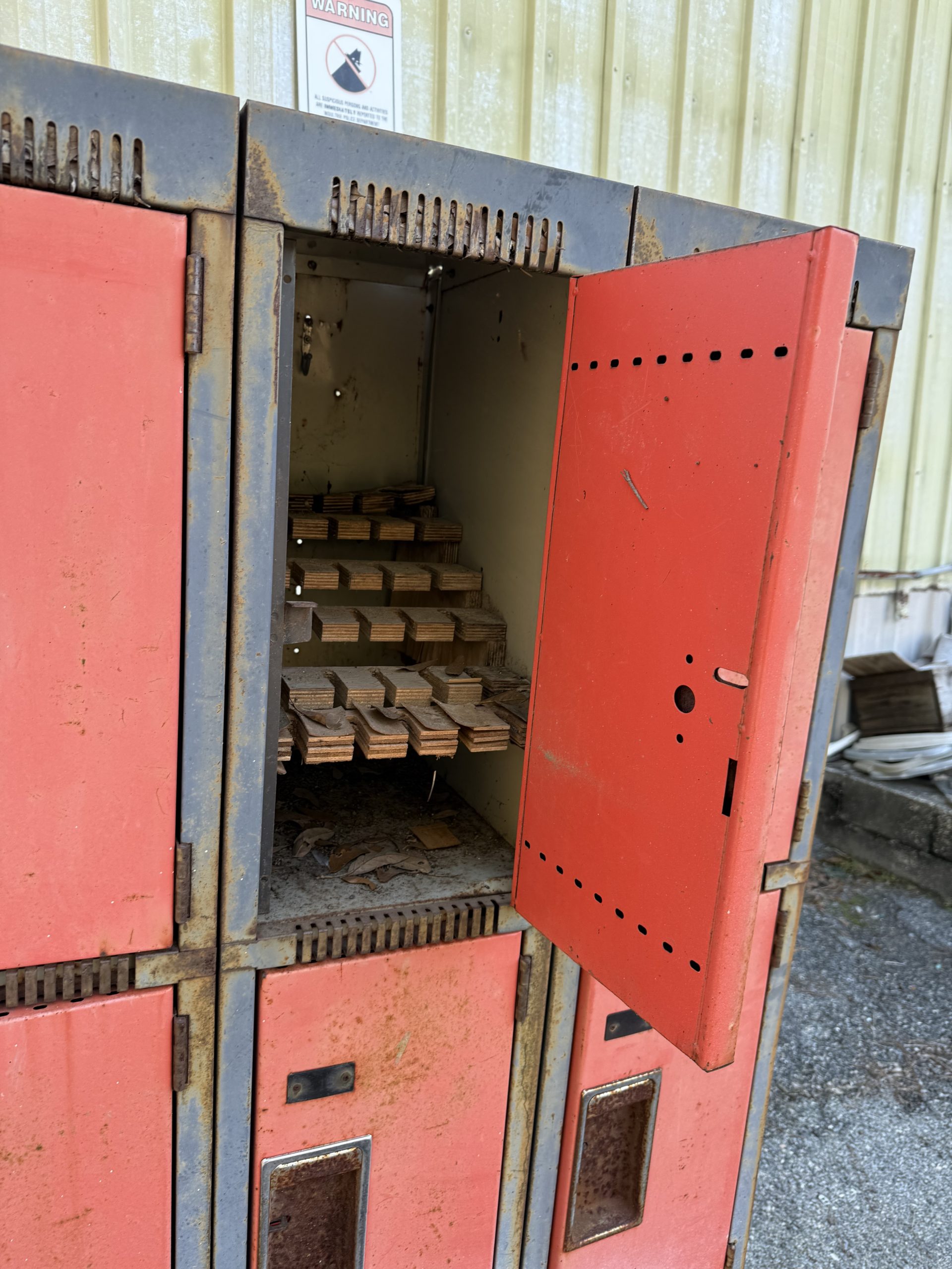 Twenty-Four Locker Metal Storage Cabinet - Image 3